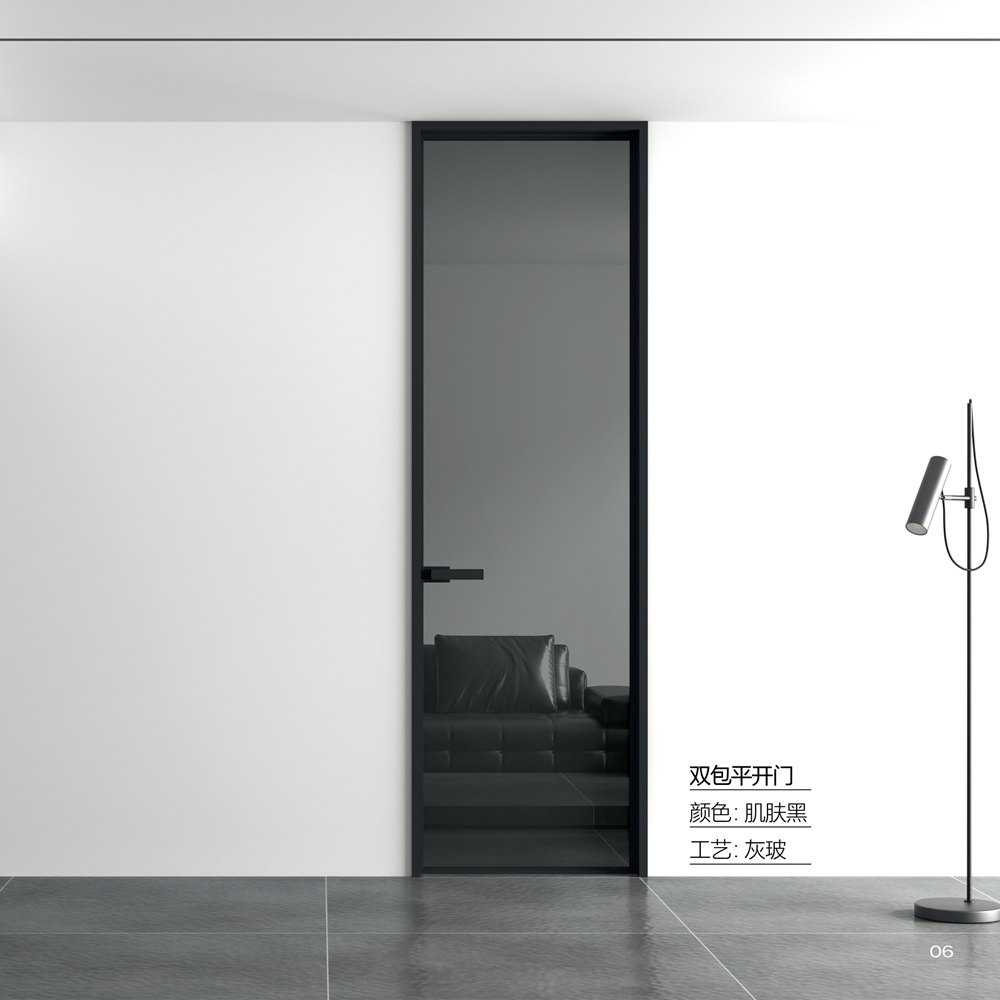 双包平开门灰玻