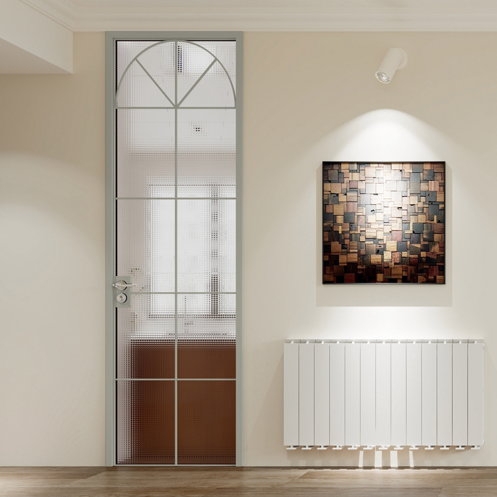 法式复古门LS-05-格条+超白水晶